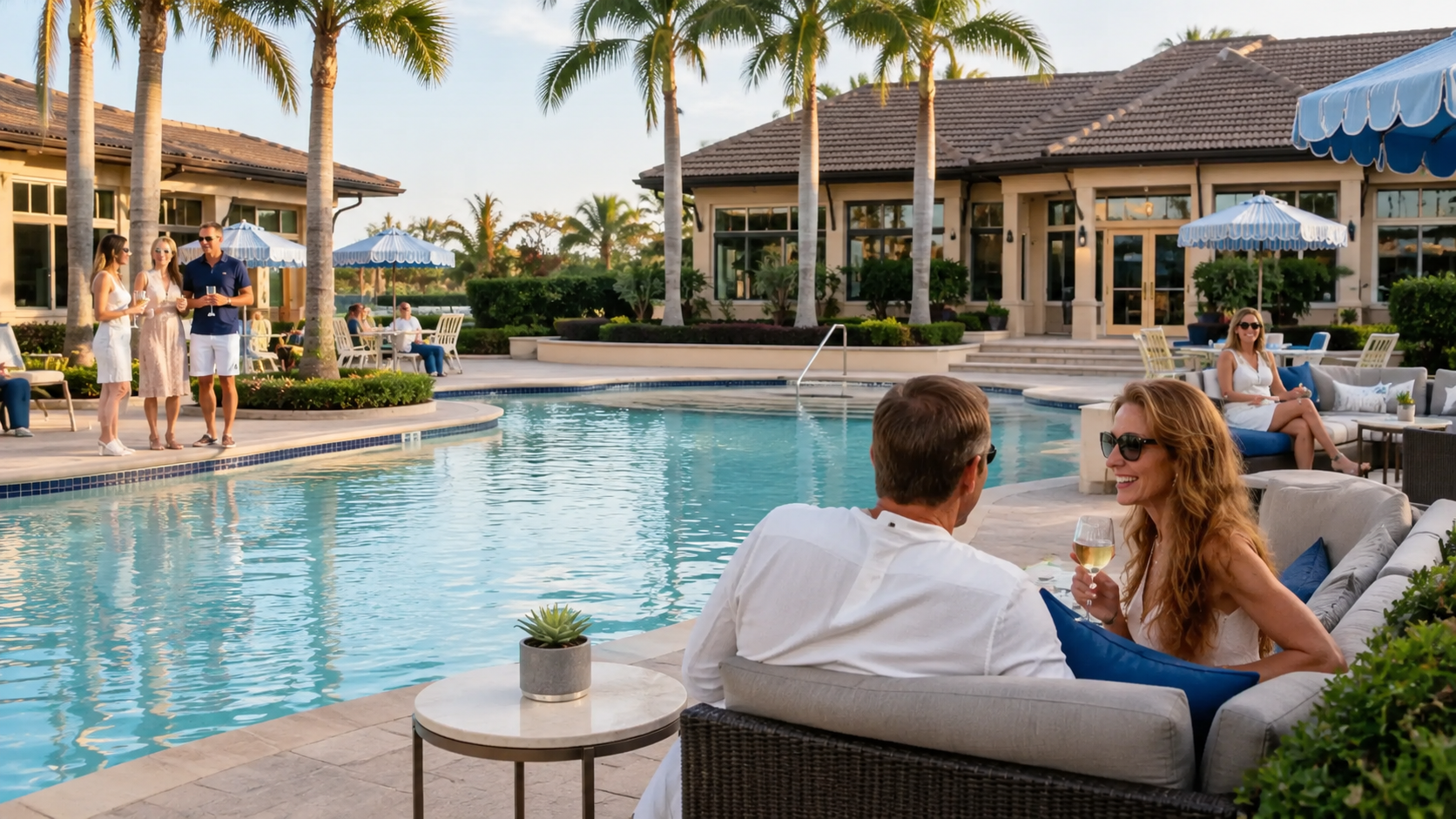 Boulevard Tennis and Padel Club pool and lifestyle amenities